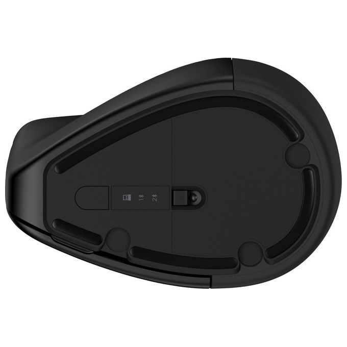 HP 6H1A4AA#ABB Mouse wireless ergonomico 920 Design verticale 4000 DPI 5 tasti programmabili Batteria ricaricabile USB Type-C colore Nero