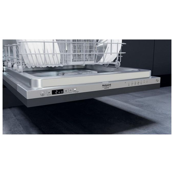 Hotpoint HIC 3C34 Lavastoviglie da Incasso 14 coperti Classe D 44 dB Inverter AquaStop (82x60x55 cm) colore Bianco