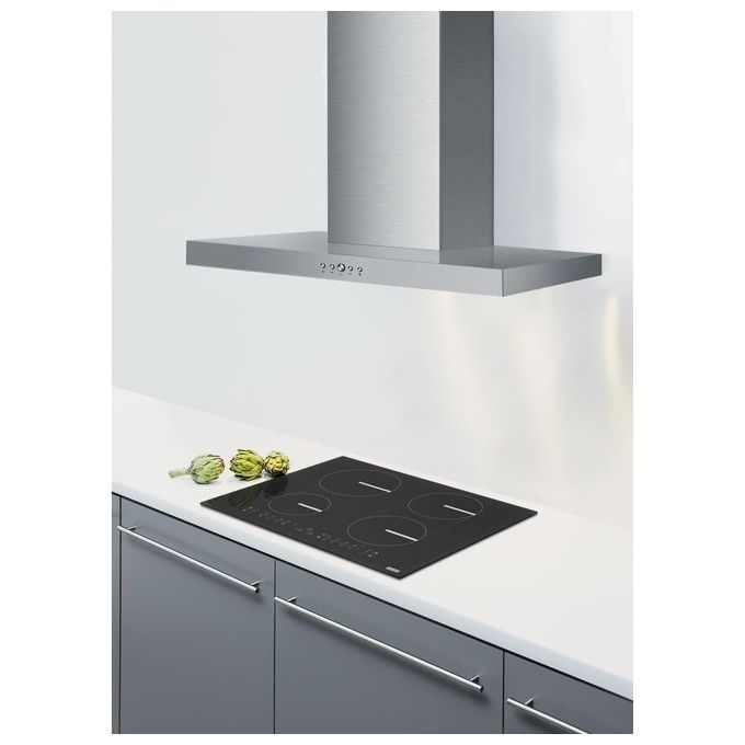 Franke 325.0608.798 TIBER Cappa a parete 90 cm 590 m³-h Classe A 68 dB Touch Control colore Acciaio inox