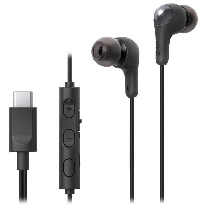 JVC HA-FR9UC-B Auricolare In Ear Nero Usb-C