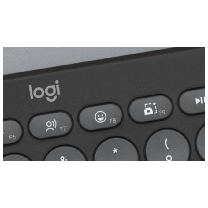 Logitech K380S Pebble Keys 2 Tastiera Wireless Bluetooth QWERTY Italiano Multi-Device Silenziosa colore Grafite