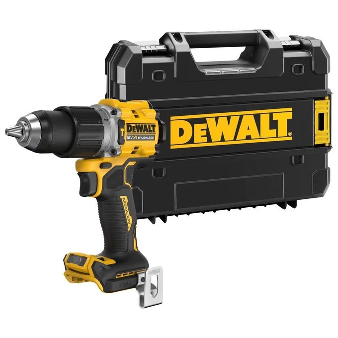 Dewalt DCD805NT-XJ XR Trapano Avvitatore a Percussione Brushless 18V 90 Nm 2 velocita' 15 impostazioni coppia mandrino 13 mm