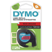 Dymo Nastro Letratag 12mmx4m Rosso