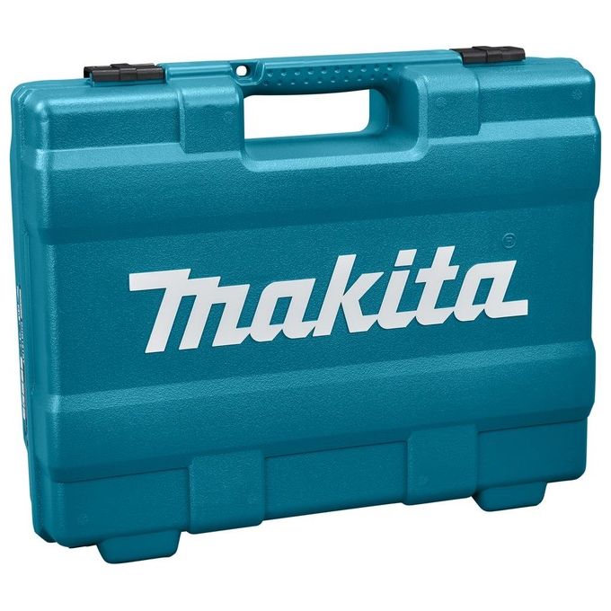 Makita DHG181ZK Ventilatore ad aria calda a batteria 18 V LXT con 4 ugelli e valigetta colore Blu