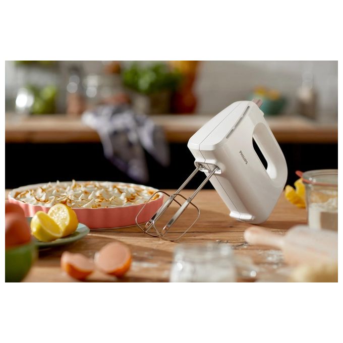 Philips HR-3705-00 Mixer Collezione Daily Sbattitore 300W Bianco