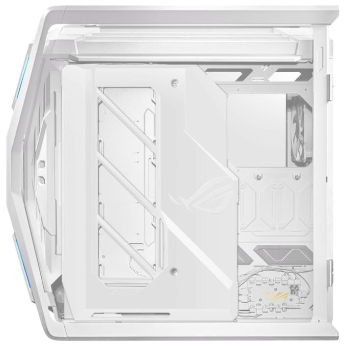 ASUS 90DC00F3-B39000 ROG Hyperion GR701 Case PC Full Tower Supporto E-ATX Radiatori 420 mm 4 Ventole 140 mm USB Type-C Doppia Porta 60W Aura Sync colore Bianco