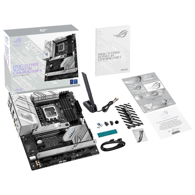Asus ROG STRIX B760-A GAMING WIFI Scheda Madre ATX Socket LGA 1700 Intel B760 DDR5 192 GB Wi-Fi 6E Bluetooth 5.3