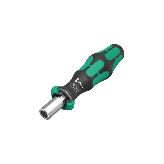 Wera 838 RA S Supporto Manuale con Funzione a Cricchetto 1-4'' 1-4'' x 102 mm