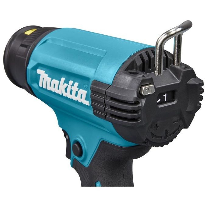 Makita DHG181ZK Ventilatore ad aria calda a batteria 18 V LXT con 4 ugelli e valigetta colore Blu