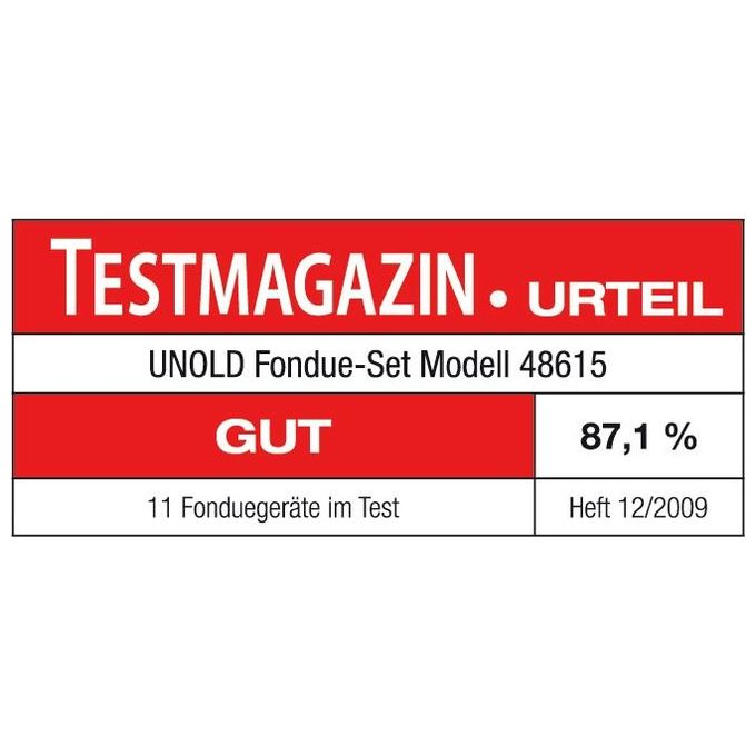 Unold 48615 Fondue Set Set per Fonduta