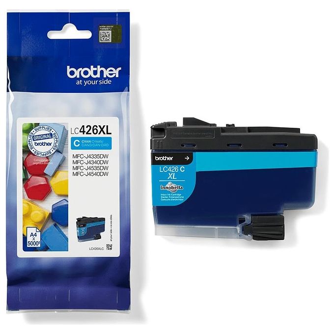 Brother LC426XLC Cartuccia d'inchiostro Originale Resa elevata 5000 pagine colore Ciano