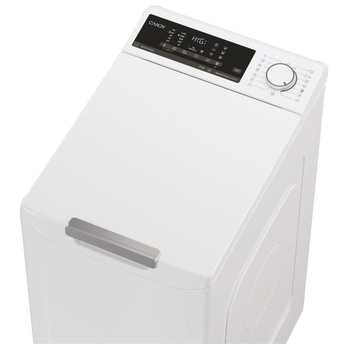 Candy TCA264TM5-S ProWash 500 Lavatrice Caricamento dall'alto 6 Kg 1200 rpm Classe A Inverter Wi-Fi (86x41x60 cm) colore Bianco