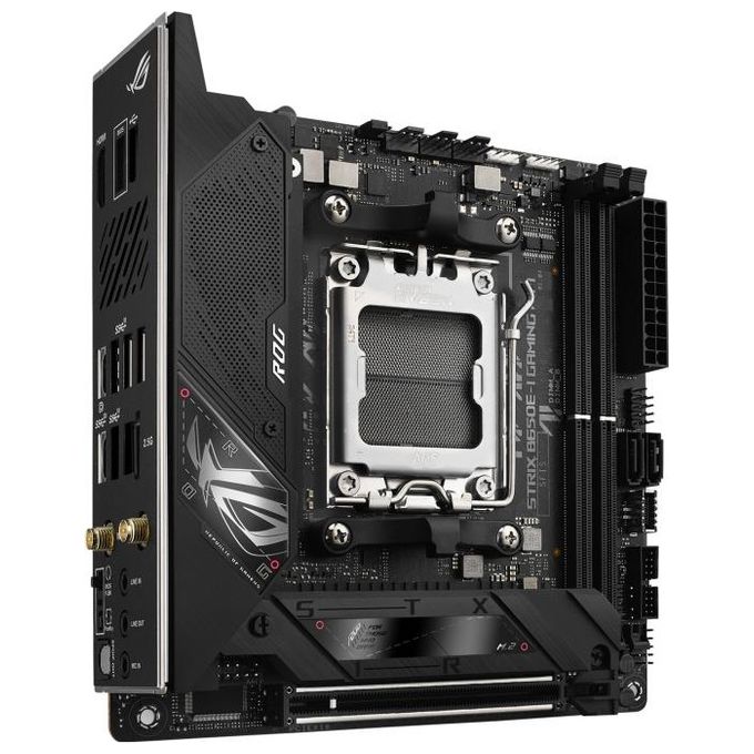 Asus ROG STRIX B650E-I GAMING WIFI Scheda Madre mini ITX Socket AM5 AMD B650 DDR5 64 GB Wi-Fi 6E colore Nero