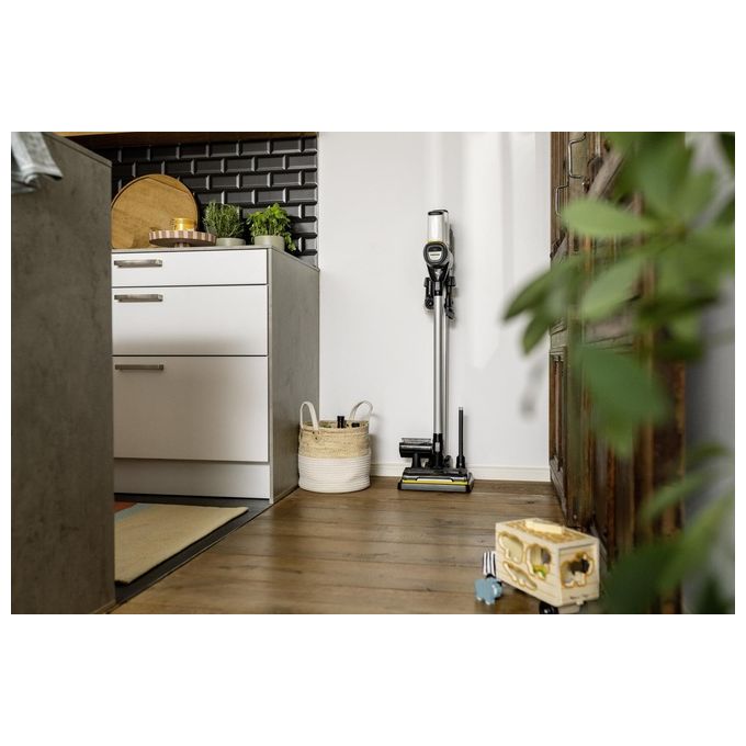 KÄRCHER 2.863-089.0 Stazione di Parcheggio per Aspirapolvere a Batteria VC 6 Cordless ourFamily e VC 7 Cordless yourMax con Alloggio Accessori e Supporto Caricabatterie colore Nero