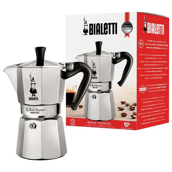 Bialetti Caffettiera Moka Express 12 Tazze