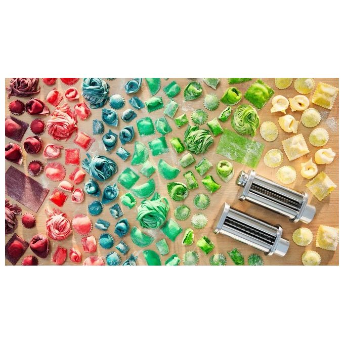 Bosch MUZS6PP Serie 6 Set di attacchi per preparazione pasta fresca Acciaio inox colore Argento