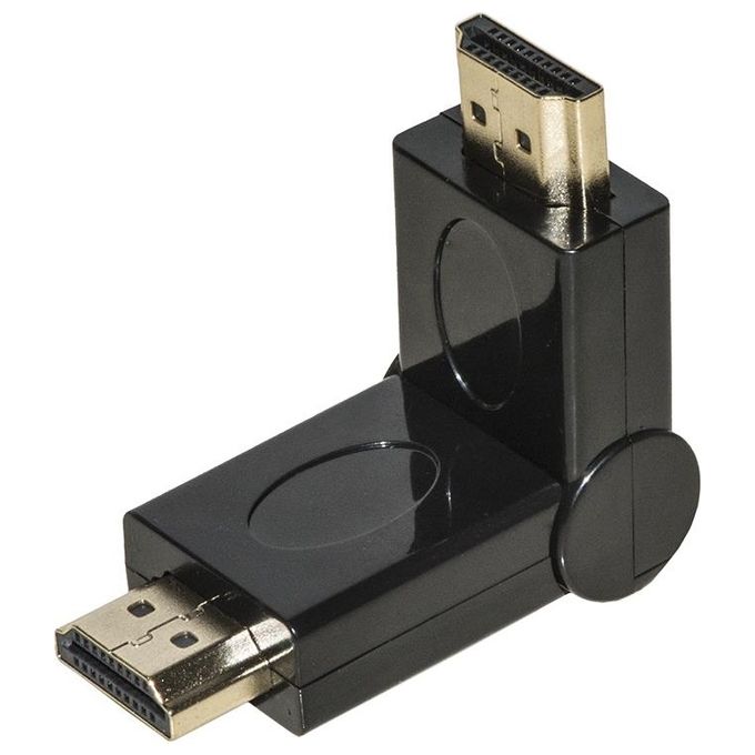 Link adattatore hdmi maschio - hdmi maschio connettore inclinabile