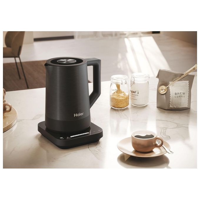 Haier HKE5A 011 I-Master Serie 5 Bollitore Elettrico 1,7 L 2200 W 7 Temperature Touch colore Nero