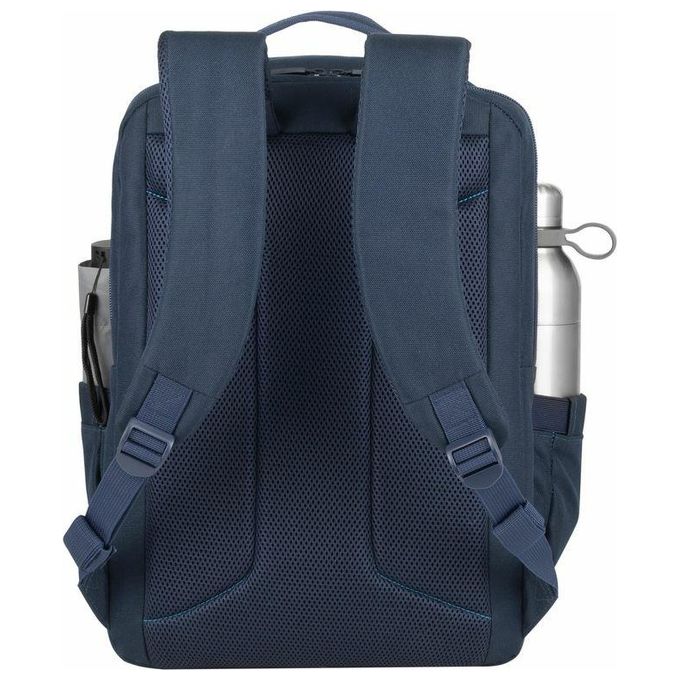 Rivacase 7764 Ulsan Zaino Porta PC 15.6'' Idrorepellente Poliestere Urbano colore Blu Scuro