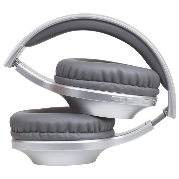Panasonic RB-HX220BDES Cuffie a Padiglione Wireless Bluetooth 5.0 Extra Bass Microfono Integrato Autonomia 23h USB-C colore Argento