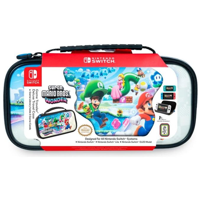 Big Ben Custodia Videogioco Super Mario Wonder per Nintendo Switch