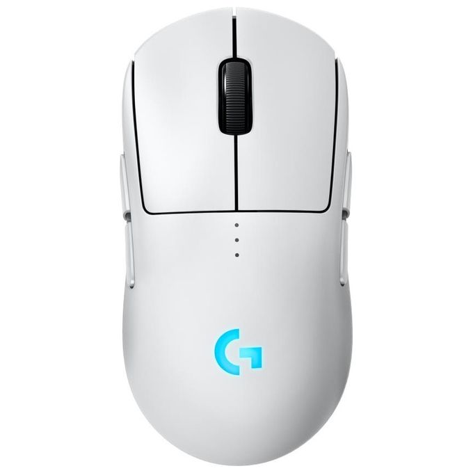 Logitech G 910-007303 PRO 2 LIGHTSPEED Mouse Gaming Wireless Ambidestro Ottico 32000 DPI 8 Tasti Programmabili Batteria 95h colore Bianco