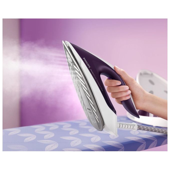 Philips GC7933-30 PerfectCare Compact Plus Ferro da Stiro con Caldaia 2400W 450 g-min 6,5 bar 1,5 L colore Viola