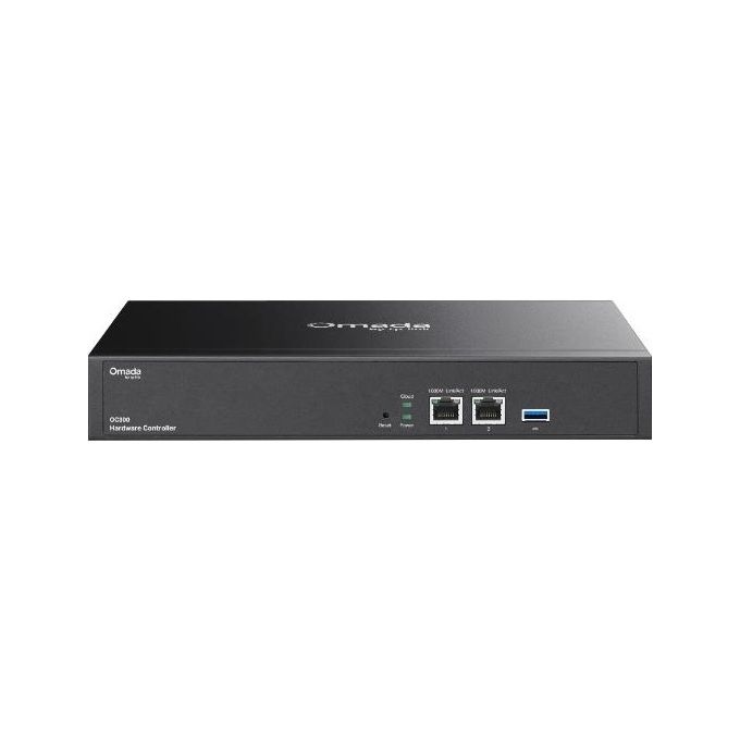 TP-Link OC300 Omada Controller Hardware SDN 2 Porte Gigabit 1 Porta USB 3.0 Gestione fino a 500 Dispositivi colore Nero