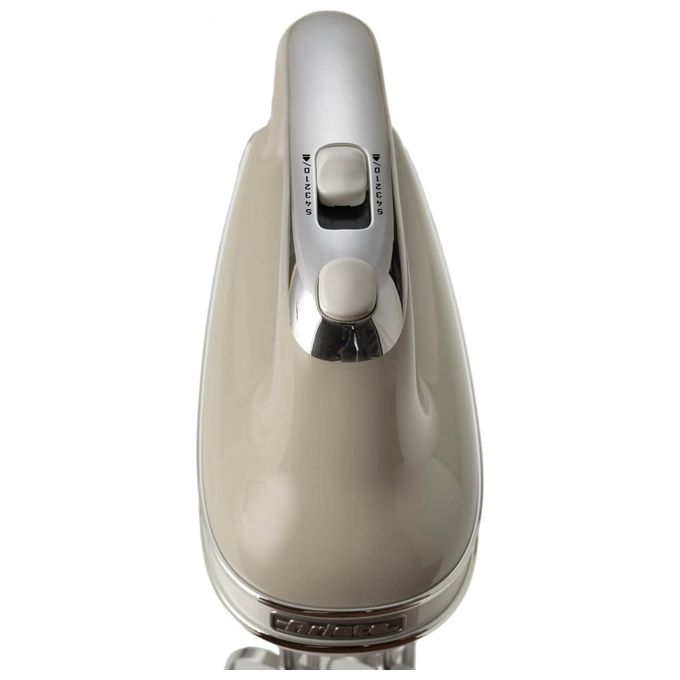 Ariete 1548 Vintage Sbattitore manuale 450W 5 velocita' Funzione Turbo 2 Fruste Acciaio inox colore Beige