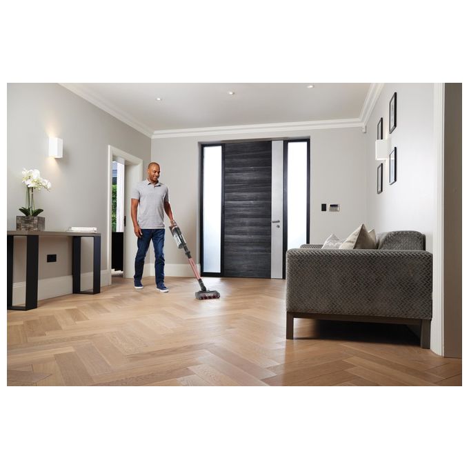 Shark IZ400EU Stratos Aspirapolvere a Bastone 2 in 1 Senza Filo DuoClean PowerFins Plus autonomia 60 min colore Nero Pesca