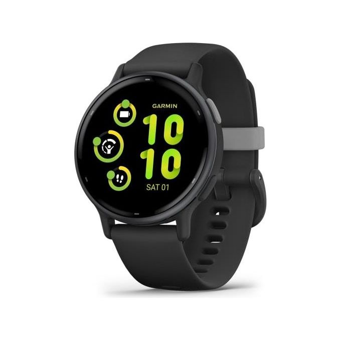 Garmin 010-02862-10 vívoactive 5 Smartwatch GPS AMOLED 1.2'' 30+ Sport Cardio SpO2 Garmin Pay Musica autonomia 11 giorni colore Nero