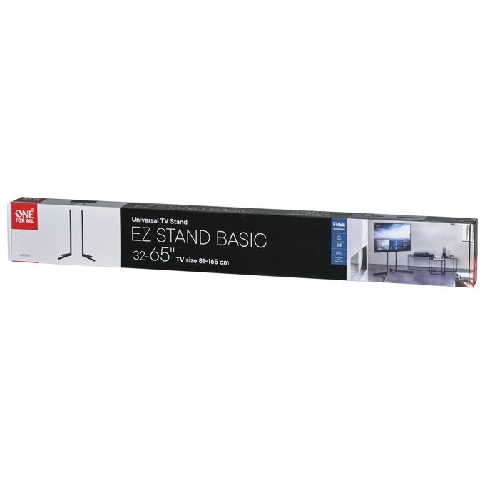 One For All 843271 WM7610 Supporto per TV da Pavimento Altezza Regolabile 40 Kg Compatibilita' VESA 200x200-600x400 mm colore Nero