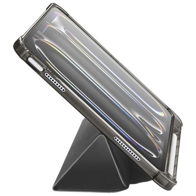 Cellularline FOLIOIPADPRO2411K Folio Custodia per iPad Pro 11'' con Funzione Stand e Anello per Penna colore Nero