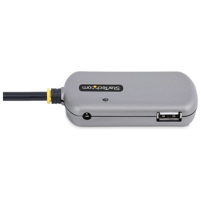 StarTech U02442-USB-EXTENDER Cavo di Prolunga USB 2.0 da 24m con Hub a 4 Porte Attivo Alimentato e Protezione ESD colore Nero