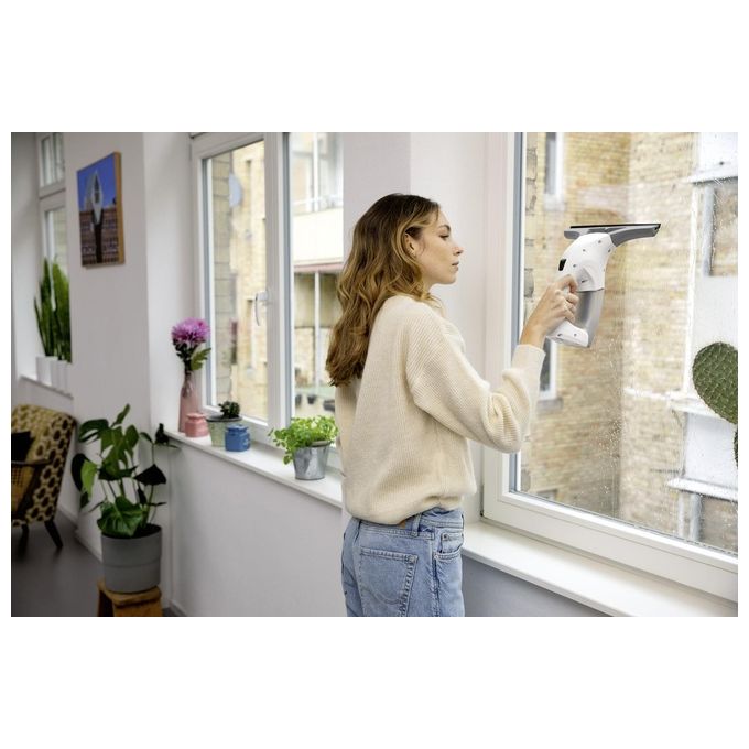 Kärcher WV 1 PLUS Lavavetri Aspiragocce Portatile Batteria Li-Ion 0,1 L 60 m² 54 dB colore Nero Bianco