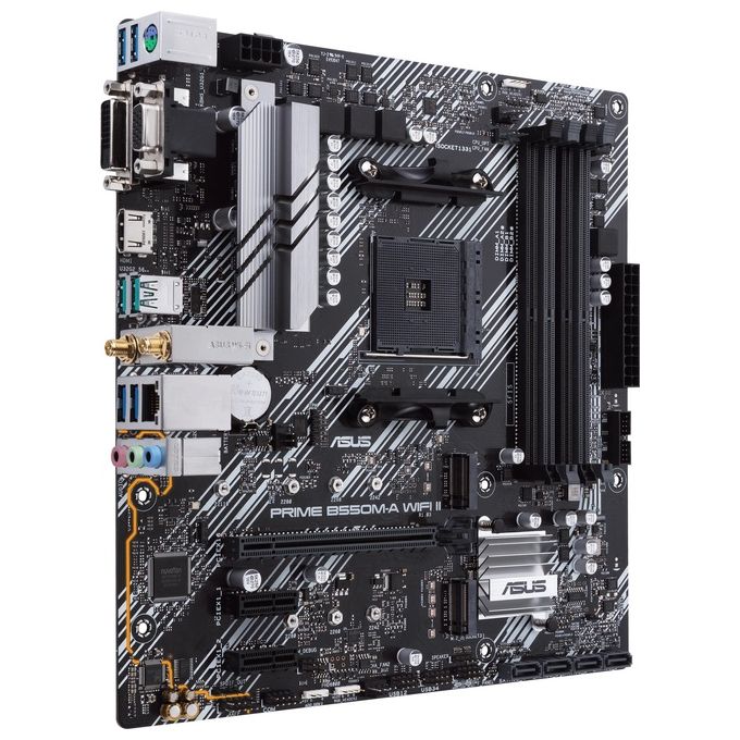ASUS 90MB19X0-M0EAY0 PRIME Scheda madre B550 Socket AM4 DDR4 Wi-Fi 6 Bluetooth 5.2 colore Multicolore