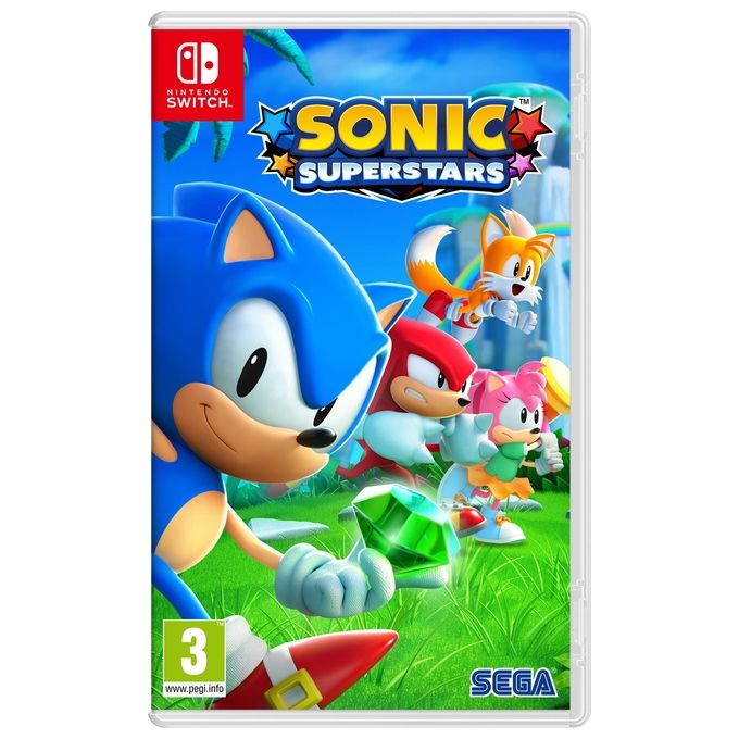 Sega Sonic Superstars Videogioco Nintendo Switch Avventura Platformer 2D Cooperativa Locale 4 Giocatori