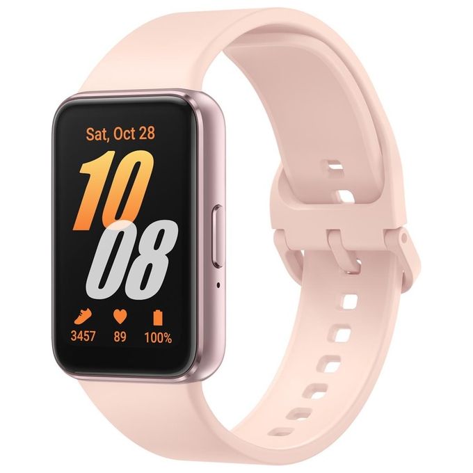 Samsung SM-R390NIDAEUB Galaxy Fit3 Smartband 1.6'' AMOLED IP68 5ATM 13 giorni autonomia 100+ sport colore Rosa Dorato