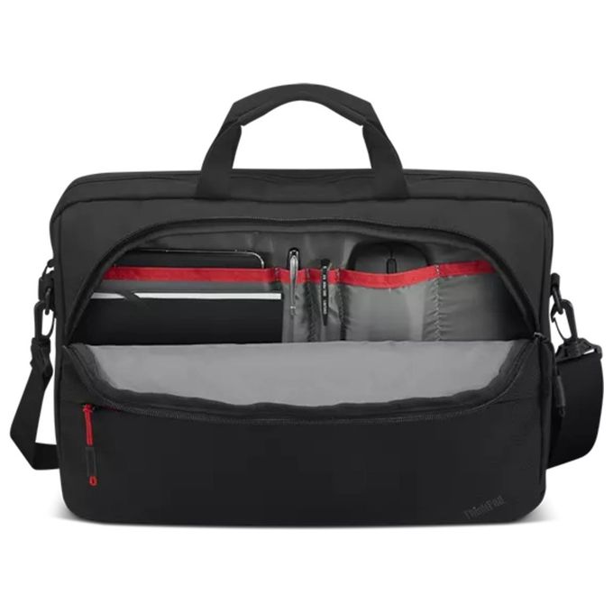 Lenovo 4X41D97727 ThinkPad Essential Topload Eco Borsa per Notebook 13'' 14'' Nylon Riciclato Tracolla Regolabile Fascia Trolley colore Nero