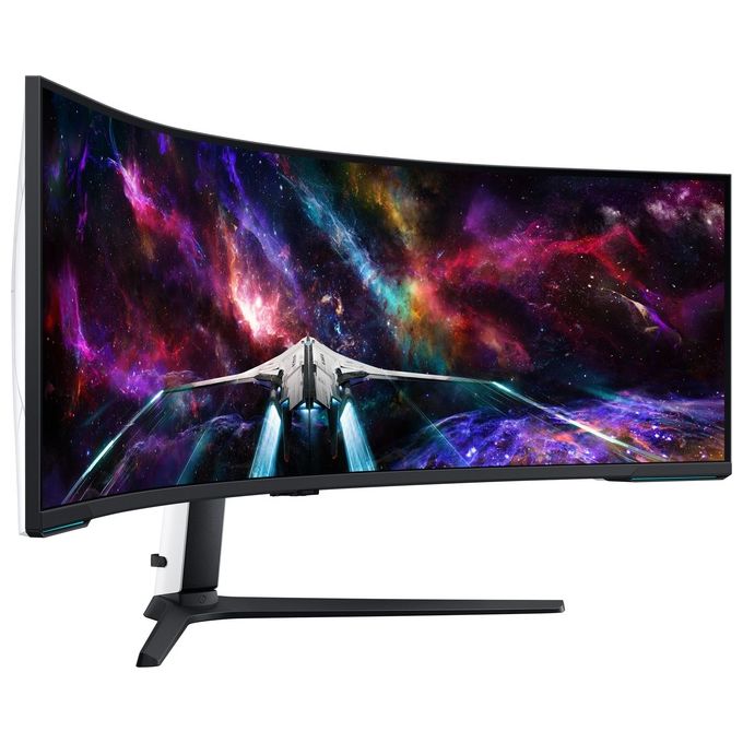 Samsung LS57CG952NUXEN Odyssey Neo G9 Monitor Gaming 57'' Dual UHD 7680x2160 Pixel 240 Hz 1 ms GtG Quantum Mini LED HDR1000 colore Nero