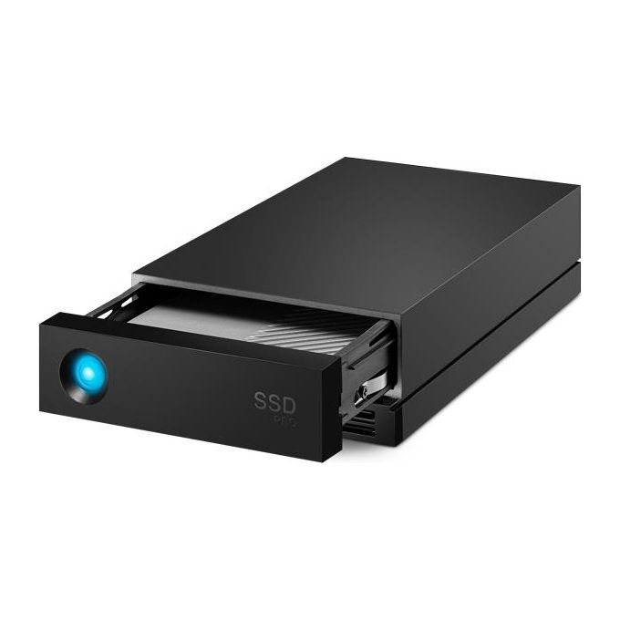 LaCie STHS18000800 1big Dock Hard Disk Esterno 18TB Thunderbolt 3 USB-C Lettore SD CF 280 MB-s colore Nero
