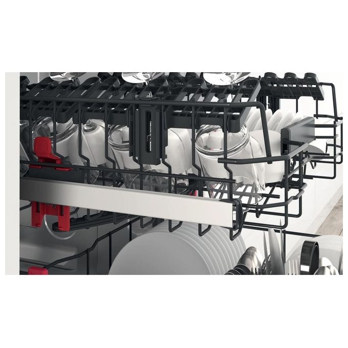 Whirlpool WB6020PX Lavastoviglie Semi Incasso 14 coperti Classe E 8 Programmi 46 dB Natural Dry 6° Senso (82x60x55 cm) colore Inox