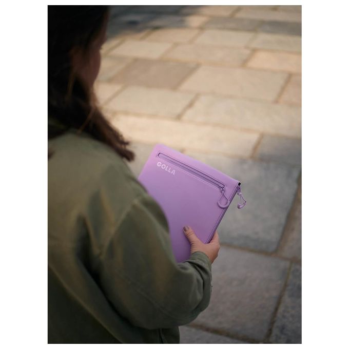 Golla Custodia Notebook 601669 Sleeve Pastel Lilac Protettiva e Raffinata