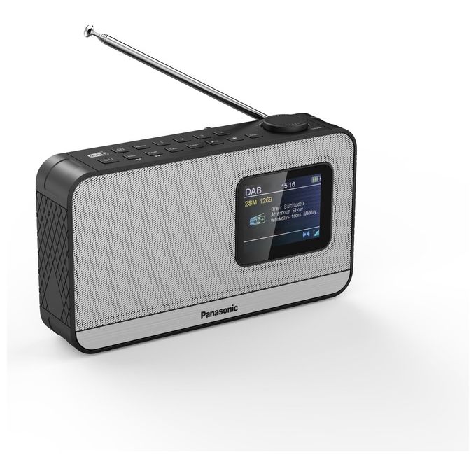 Panasonic RF-D15EG-K Radio Digitale Portatile DAB+ FM Bluetooth 5.0 3W Display LCD 2.4'' colore Nero