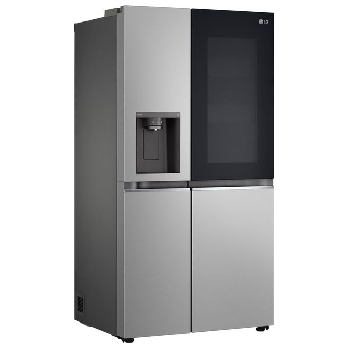 LG GSGV80PYLD InstaView Frigorifero Americano Side by Side 635 L 179 cm Classe D 35 dB No Frost Dispenser Wi-Fi colore Argento