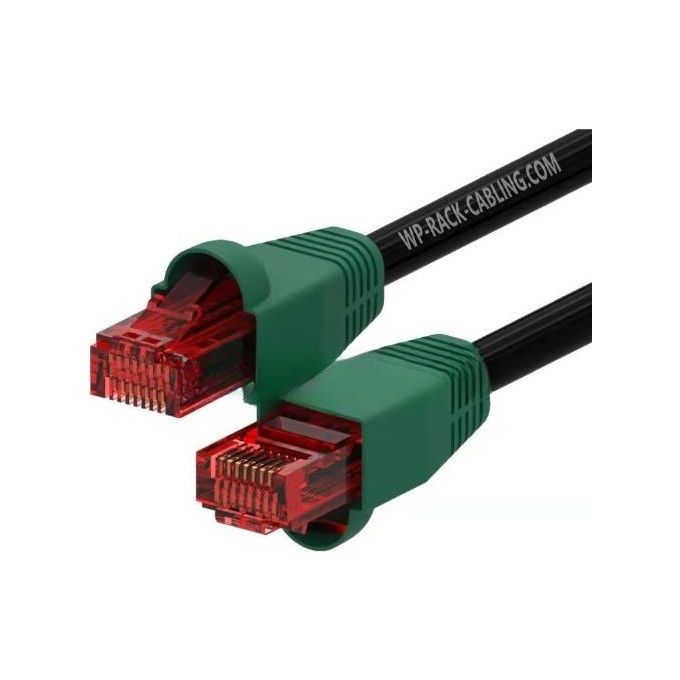 Wp Europe Patch U-Utp Cat.6 Pe Outd Nero 2mt
