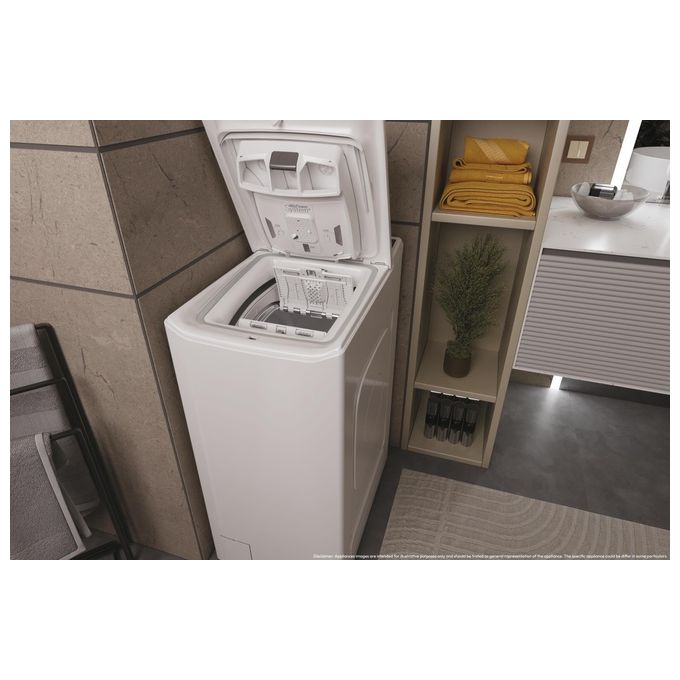 Haier serie 7 THASN476TM5 S Lavatrice a carica dall'alto 7Kg 1400 giri Classe A 41x60x86 Bianco