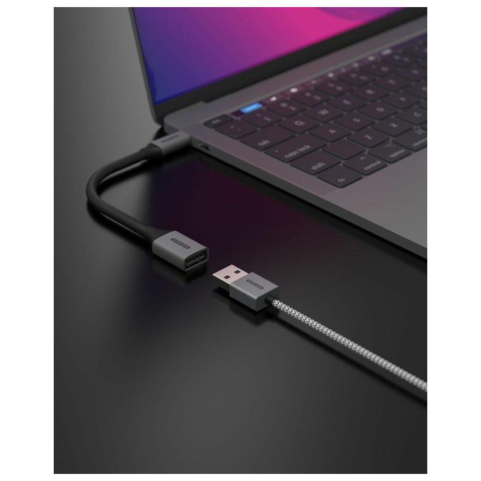 Sitecom Cavo Adattatore USB C a USB A Grigio e Nero