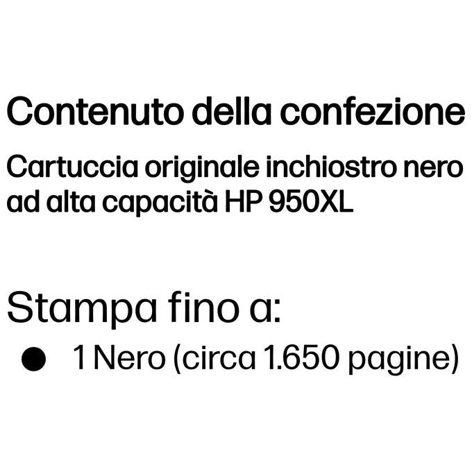 Hp Cartuccia ink Officejet 950xl Nero