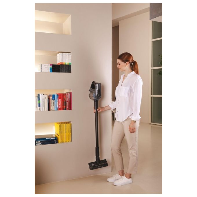Hoover 39401009 HF4 Aspirapolvere senza filo Ciclonico EPA 0,7 L 190 W 80 AW colore Nero Argento